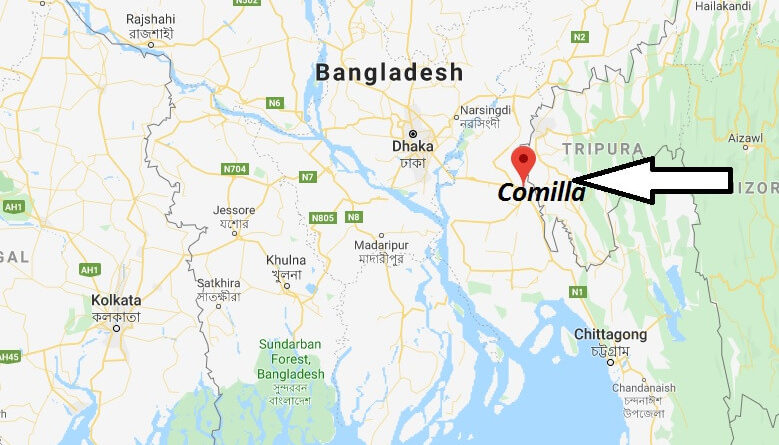 Where is Comilla Located? What Country is Comilla in? Comilla Map