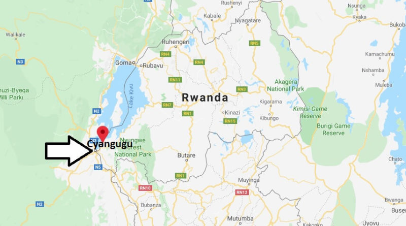Where is Cyangugu, Rwanda Located? What Country is Cyangugu in? Cyangugu Map