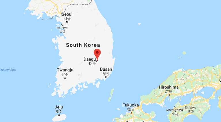 Where is Daegu Located? What Country is Daegu in? Daegu Map