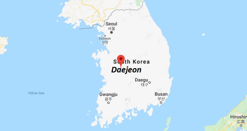 Where is Daejeon Located? What Country is Daejeon in? Daejeon Map
