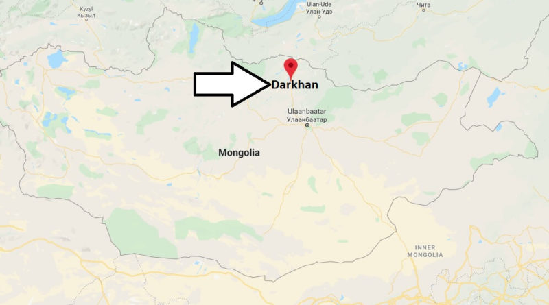 Where is Darkhan Located? What Country is Darkhan in? Darkhan Map