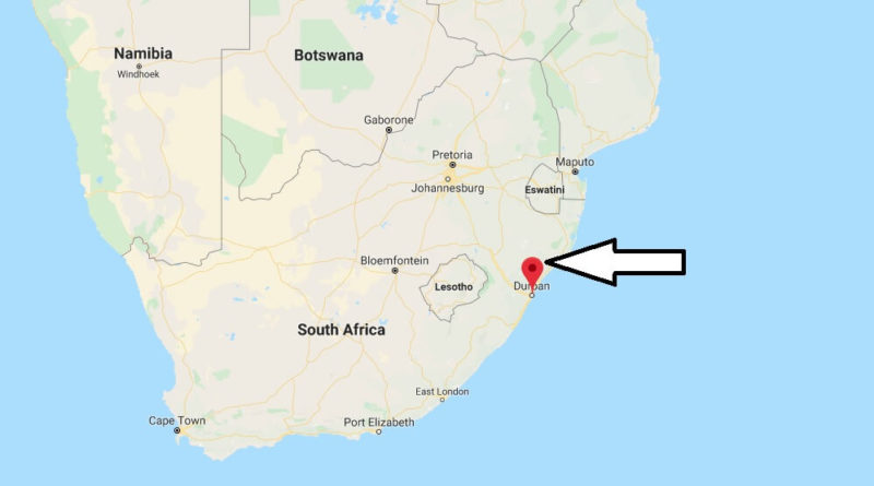 Where is Durban Located? What Country is Durban in? Durban Map