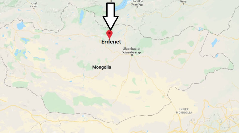 Where is Erdenet Located? What Country is Erdenet in? Erdenet Map