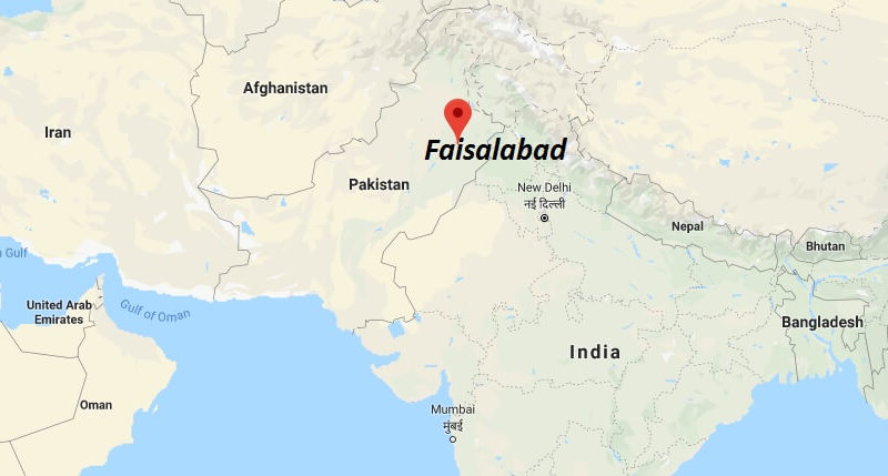 Where is Faisalabad Located? What Country is Faisalabad in? Faisalabad Map