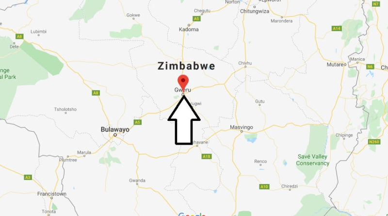 Where is Gweru Located? What Country is Gweru in? Gweru Map