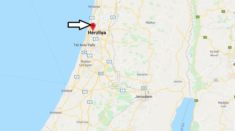 Where is Herzliya Located? What Country is Herzliya in? Herzliya Map