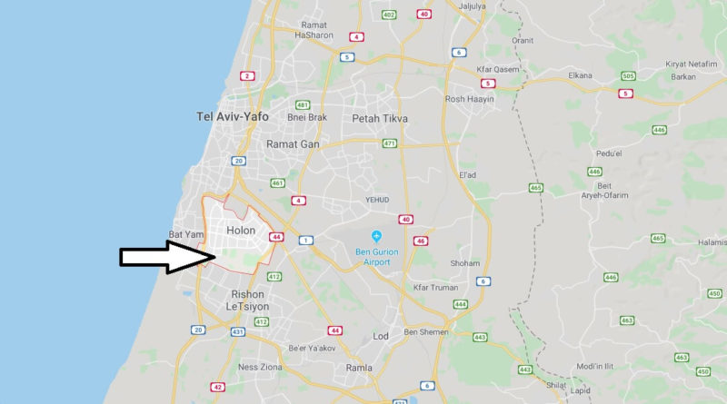 Where is Holon Located? What Country is Holon in? Holon Map
