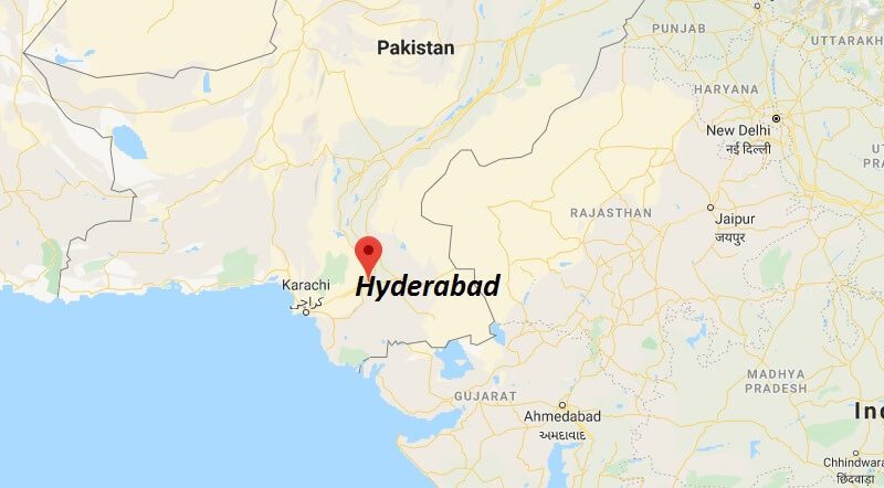 Where Is Hyderabad Pakistan Located What Country Is Hyderabad In Hyderabad Map 800x442 