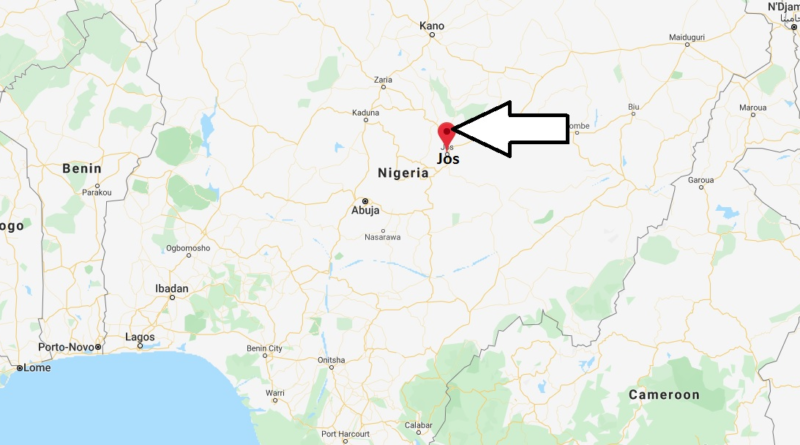 Where is Jos, Nigeria Located - What Country is Jos in - Jos Map