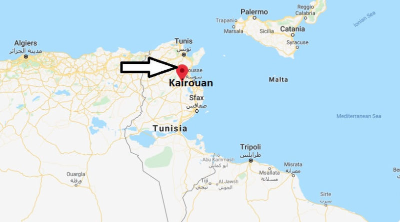 Where is Kairouan Located? What Country is Kairouan in? Kairouan Map