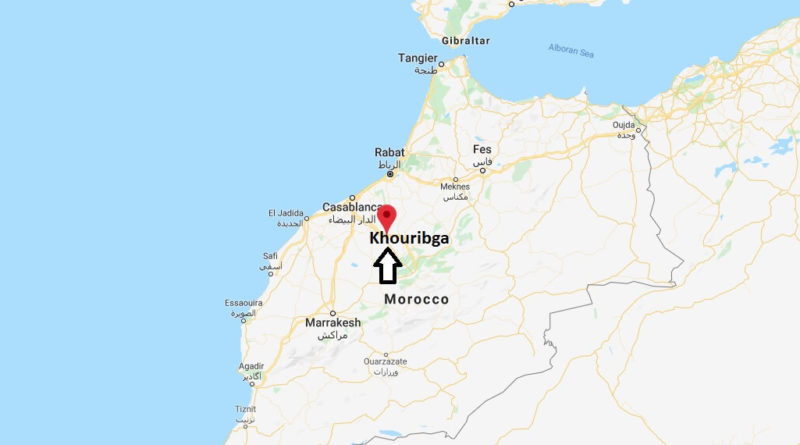 Where is Khouribga Located? What Country is Khouribga in? Khouribga Map