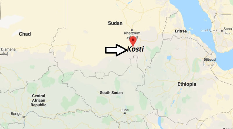 Where is Kosti Located? What Country is Kosti in? Kosti Map