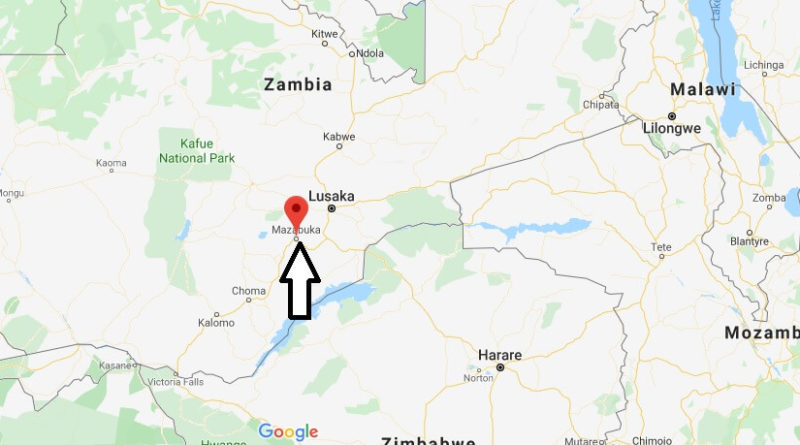 Where is Mazabuka Located? What Country is Mazabuka in? Mazabuka Map