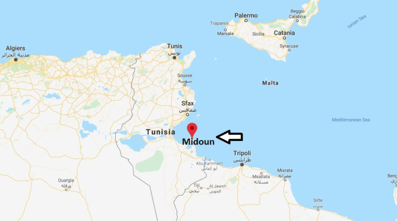 Where is Midoun Located? What Country is Midoun in? Midoun Map