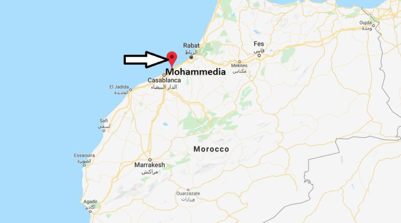 Where is Mohammedia, Morocco Located? What Country is Mohammedia in? Mohammedia Map