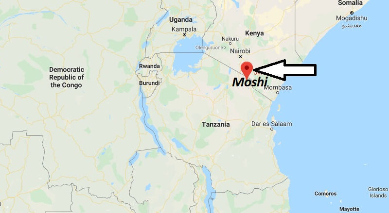 Where is Moshi Located? What Country is Moshi in? Moshi Map