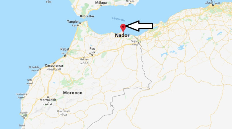 Where is Nador Located? What Country is Nador in? Nador Map