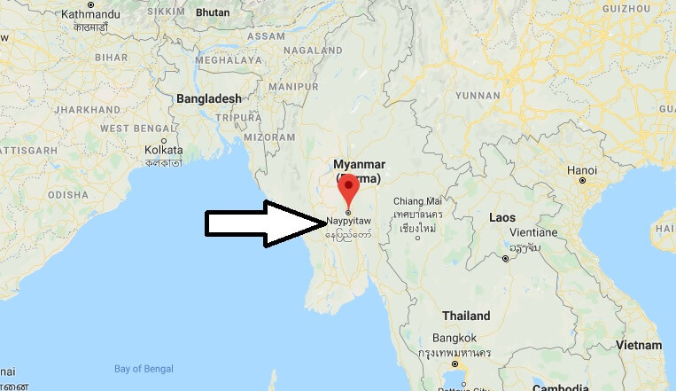 Where is Naypyidaw Located? What Country is Naypyidaw in? Naypyidaw Map