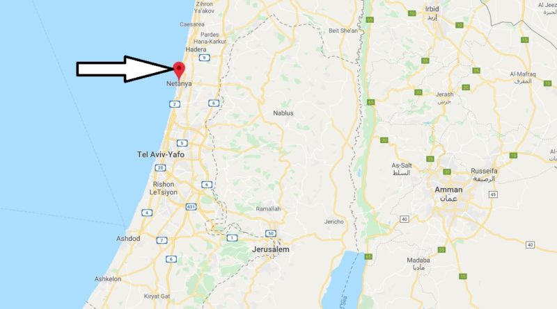 Where is Netanya Located? What Country is Netanya in? Netanya Map