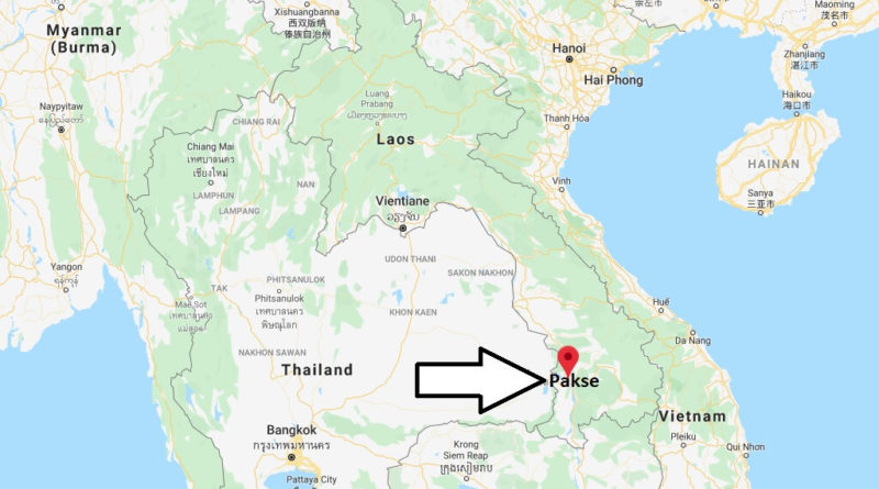 Where is Pakse Located? What Country is Pakse in? Pakse Map