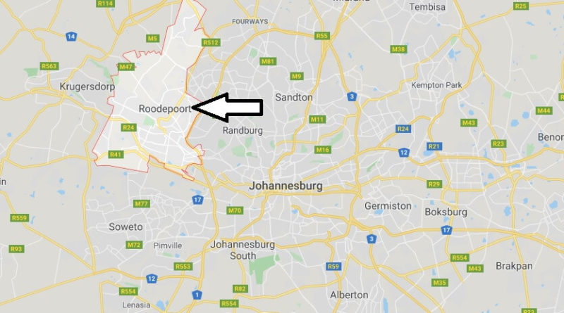 Where is Roodepoort Located? What Country is Roodepoort in? Roodepoort Map