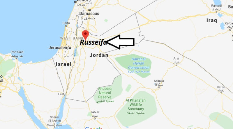 Where is Russeifa Located? What Country is Russeifa in? Russeifa Map