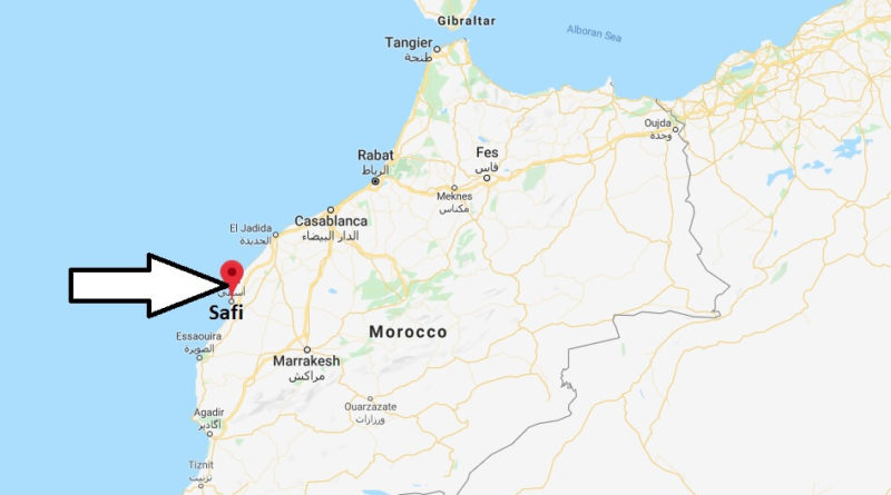 Where is Safi, Morocco Located? What Country is Safi in? Safi Map
