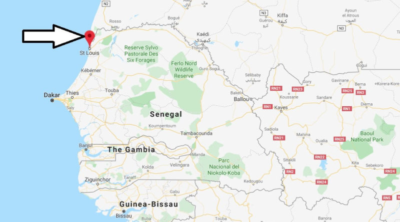 Where is Saint-Louis, Senegal Located? What Country is Saint-Louis in? Saint-Louis Map