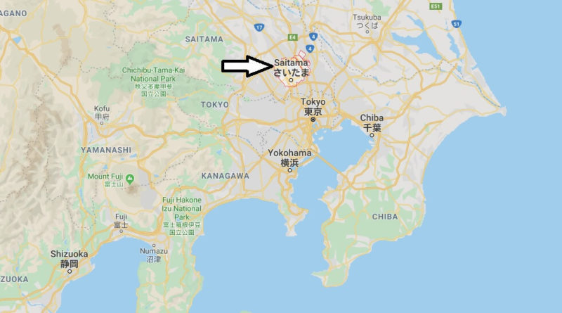 Where is Saitama Located? What Country is Saitama in? Saitama Map
