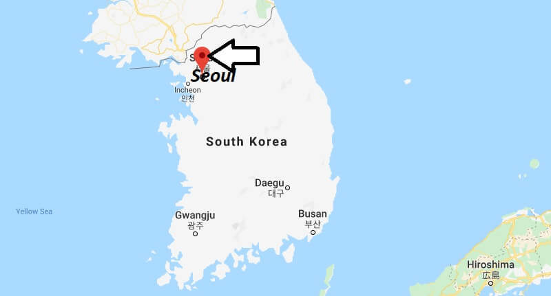 Where Is Seoul On The World Map - United States Map