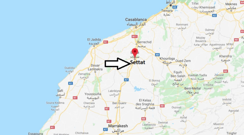 Where is Settat Located? What Country is Settat in? Settat Map