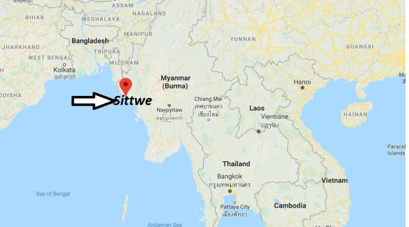 Where is Sittwe Located? What Country is Sittwe in? Sittwe Map
