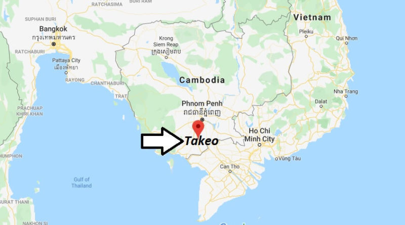 Where is Takeo Located? What Country is Takeo in? Takeo Map