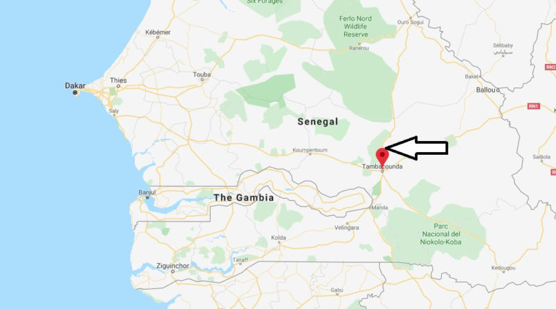 Where is Tambacounda Located? What Country is Tambacounda in? Tambacounda Map