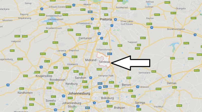 Where is Tembisa Located? What Country is Tembisa in? Tembisa Map