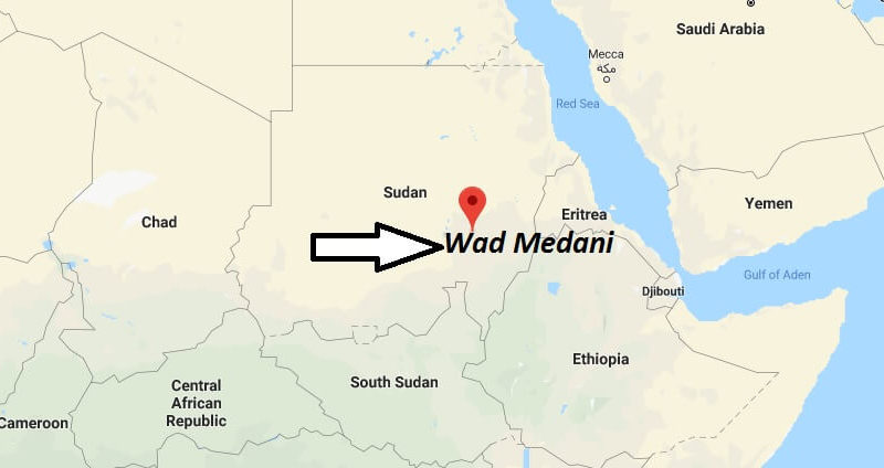 Where is Wad Medani Located? What Country is Wad Medani in? Wad Medani Map