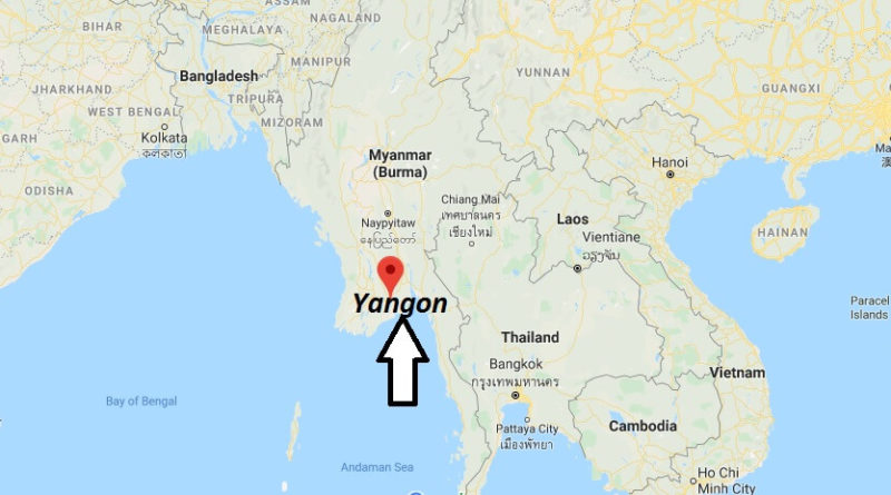 Where is Yangon Located? What Country is Yangon in? Yangon Map