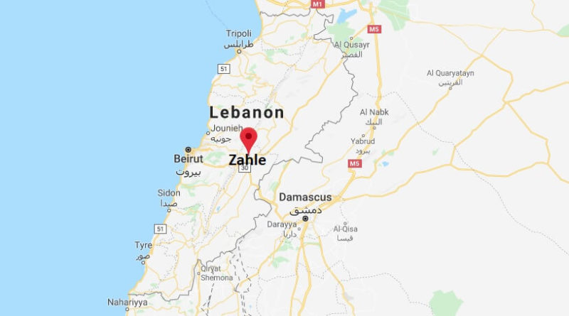Where is Zahle Located? What Country is Zahle in? Zahle Map