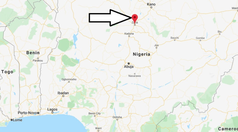 Where is Zaria Located? What Country is Zaria in? Zaria Map