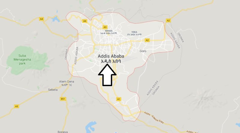 Addis Ababa Map