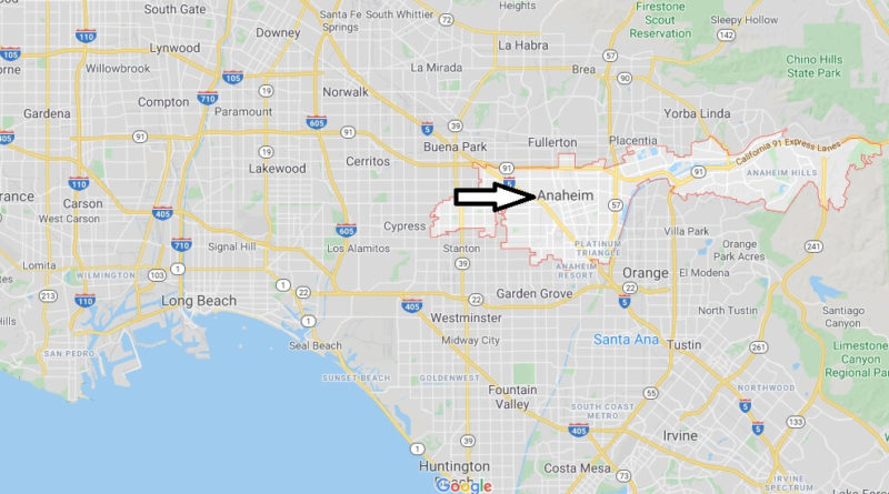 Anaheim Map