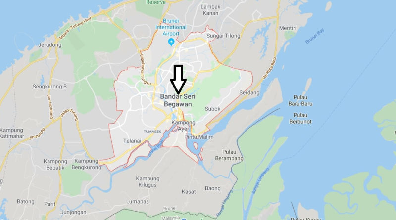 Bandar Seri Begawan on Map