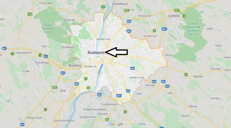 Budapest Map