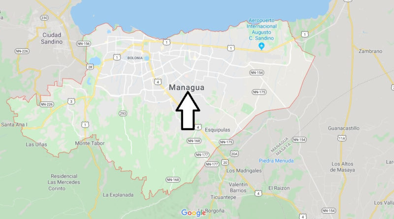 Managua Map