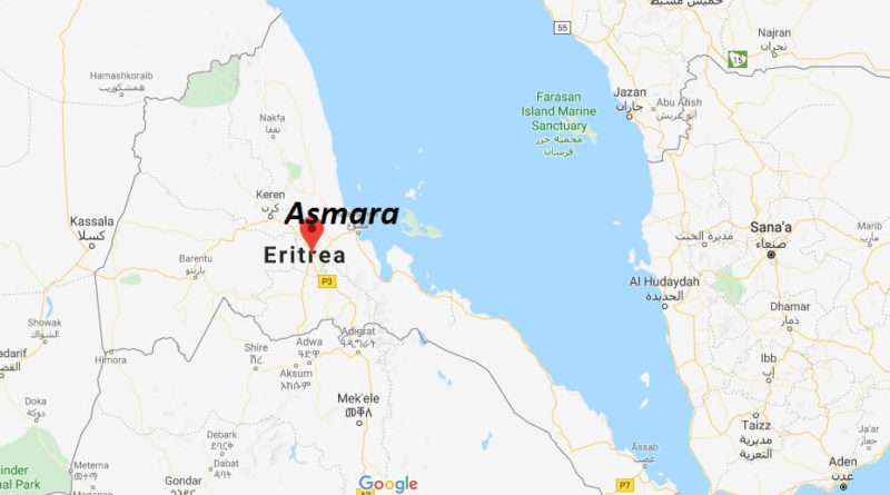 Map of Asmara