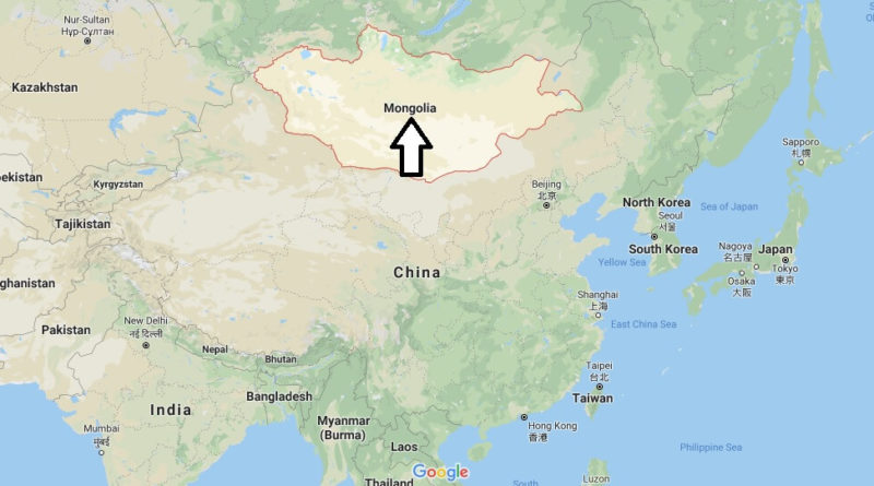 Mongolia Map