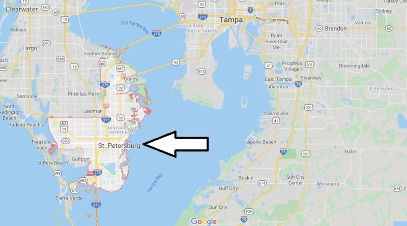 St. Petersburg (Florida) Map