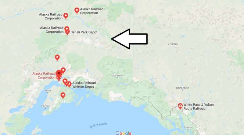 Where is Alaska Railroad? Where is the train in Alaska?