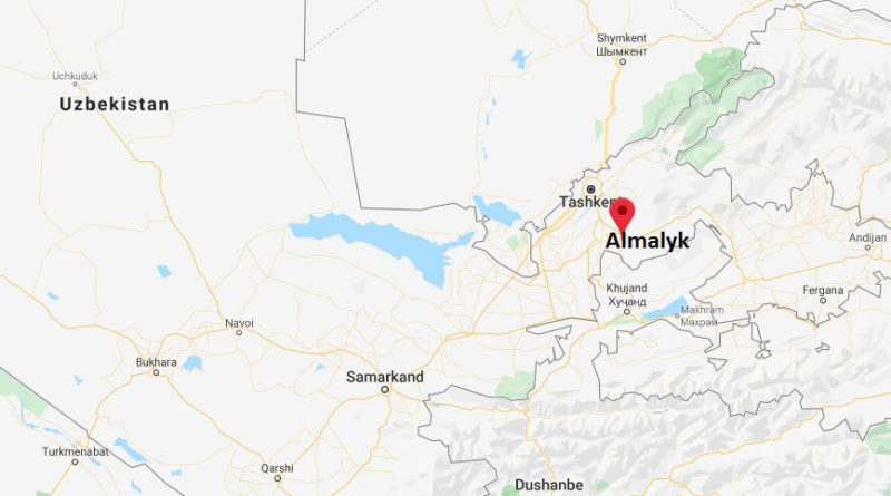 Where is Almalyk Located? What Country is Almalyk in? Almalyk Map
