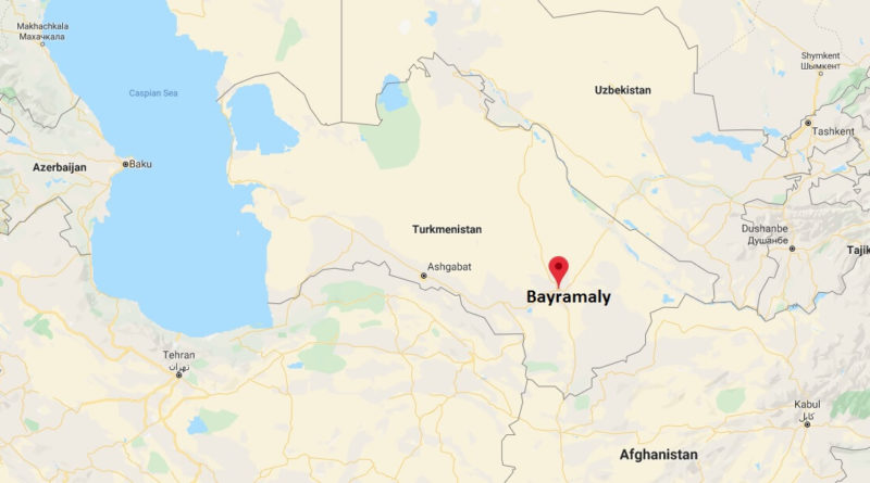 Where is Bayramaly Located? What Country is Bayramaly in? Bayramaly Map